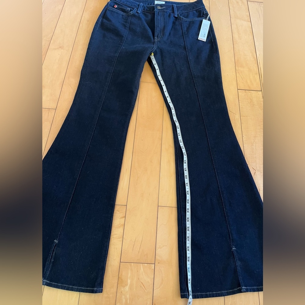 NWT - Women’s Hudson “Heidi” Jeans - High Rise with Wide Flare w. Split - Sz 29 - Picture 9 of 12
